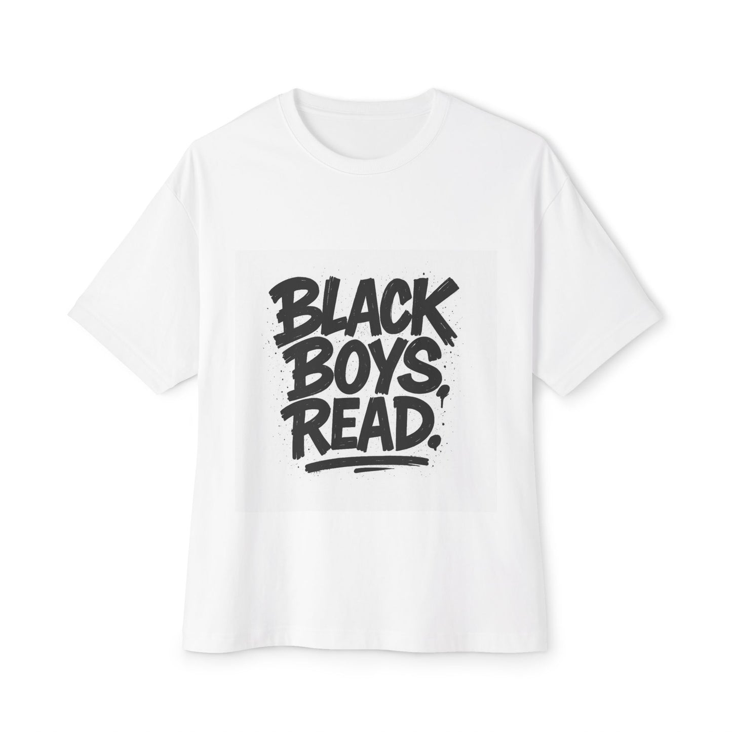 [D7.5] "Black Boys Read" - Unisex Oversized Boxy Tee