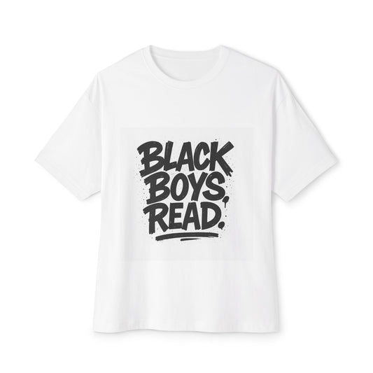 [D7.5] "Black Boys Read" - Unisex Oversized Boxy Tee
