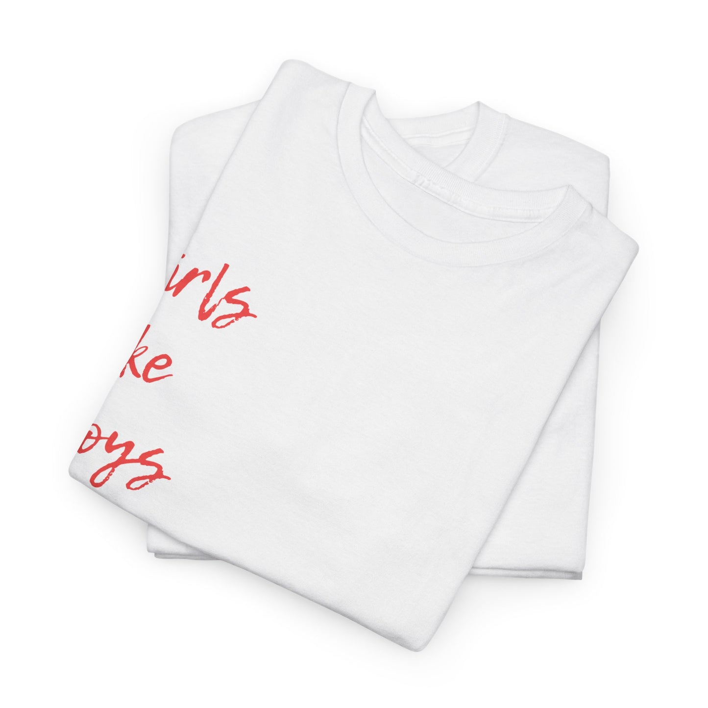 [D8] ‘Girls Like Boys Who Read’ #weLIT Girls Casual Tee