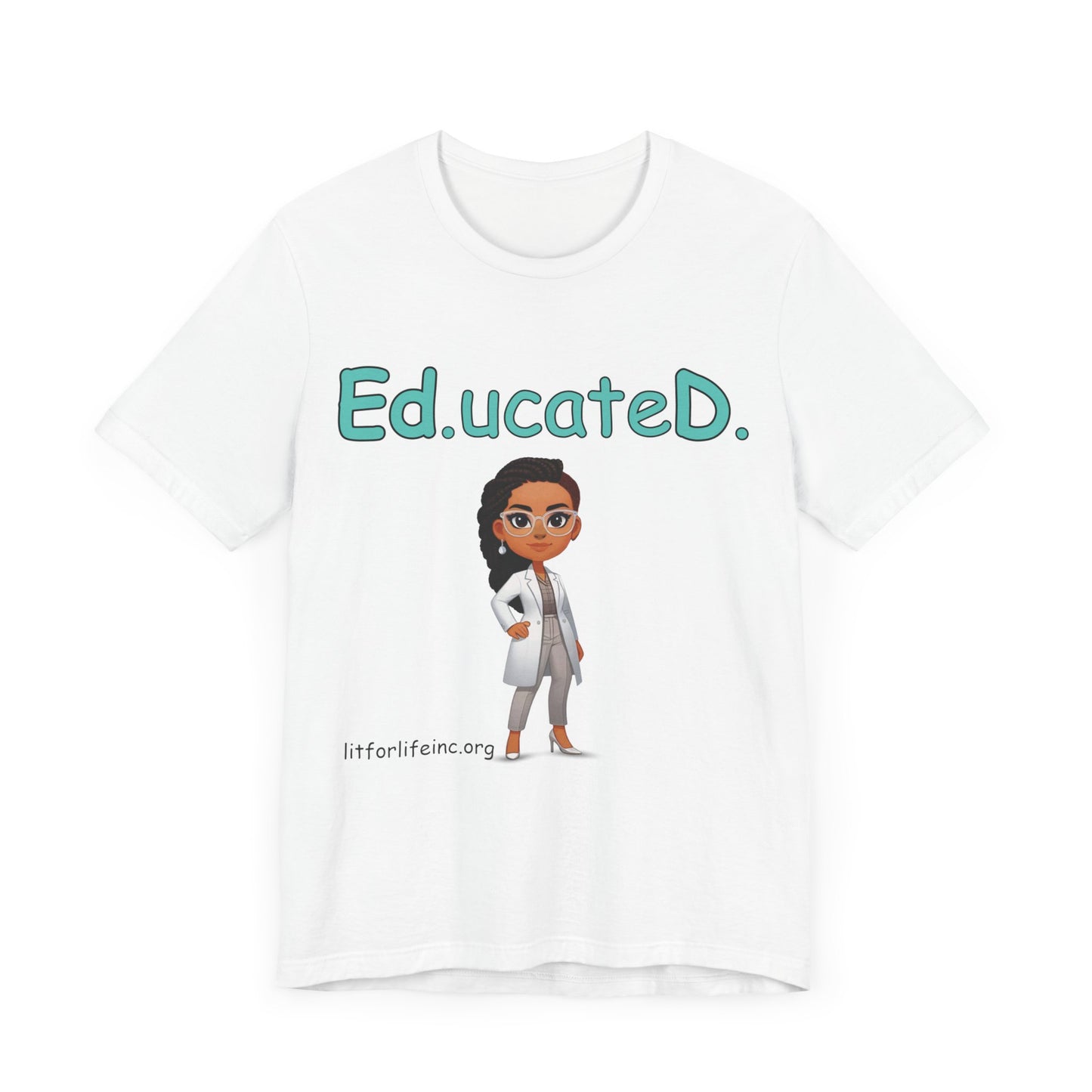 [D3] “Ed.ucateD.” Women’s Casual Tee - Empowering and Stylish Graphic T-Shirt