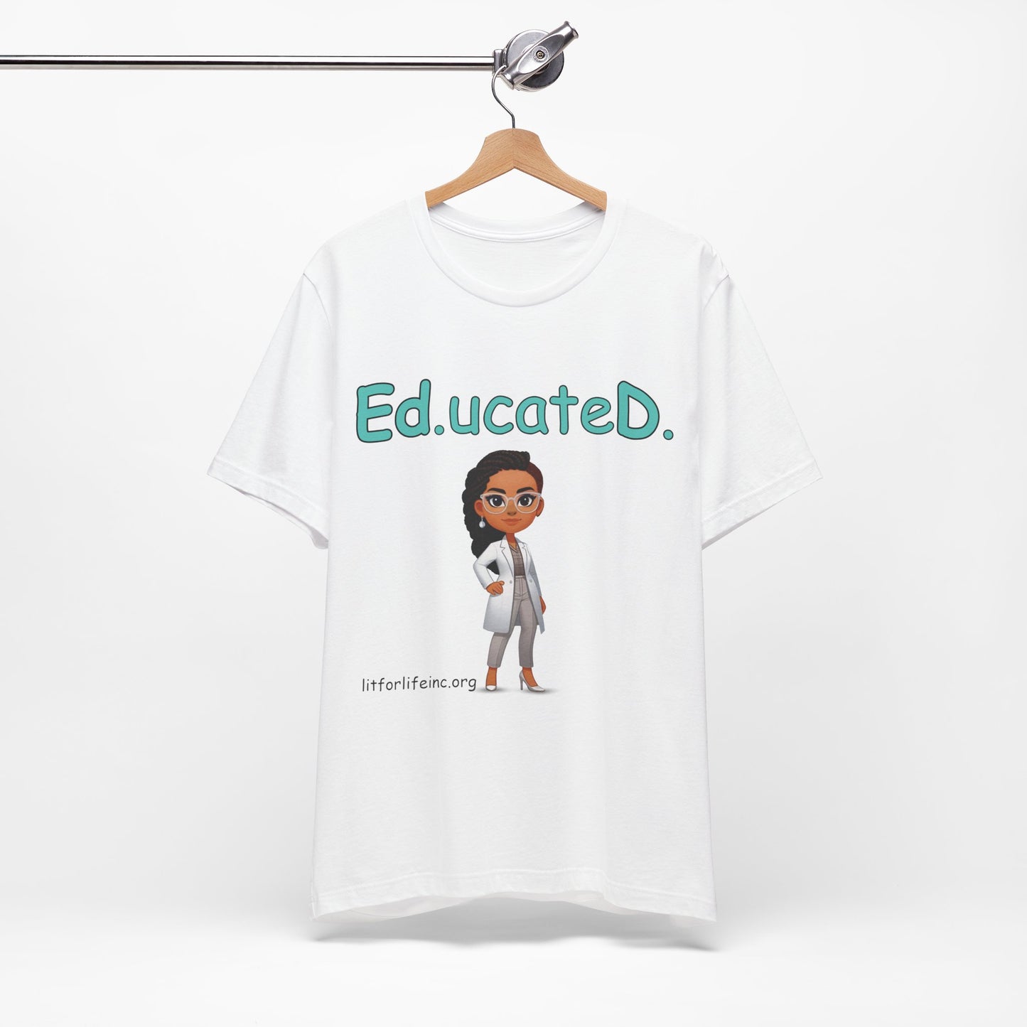 [D3] “Ed.ucateD.” Women’s Casual Tee - Empowering and Stylish Graphic T-Shirt