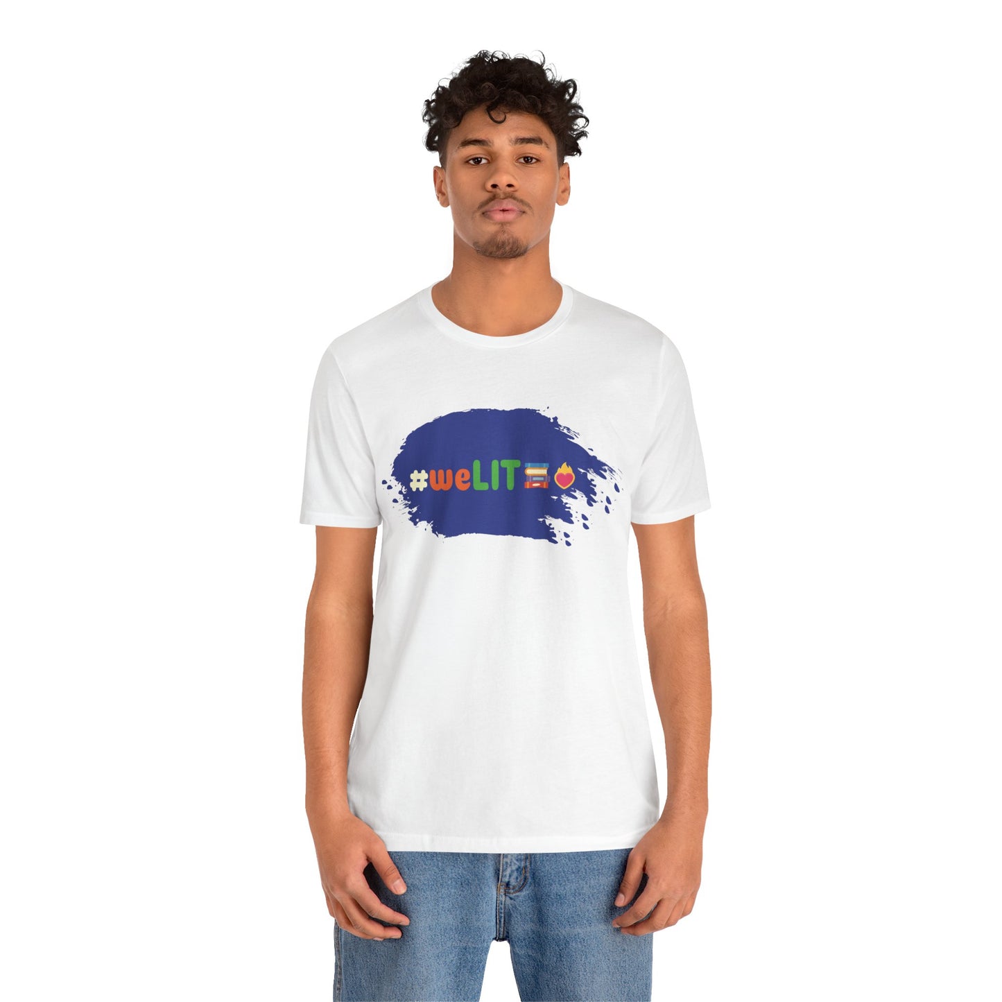 [D22] #weLIT🔥📚 Casual Tee - Trendy & Empowering Graphic T-Shirt